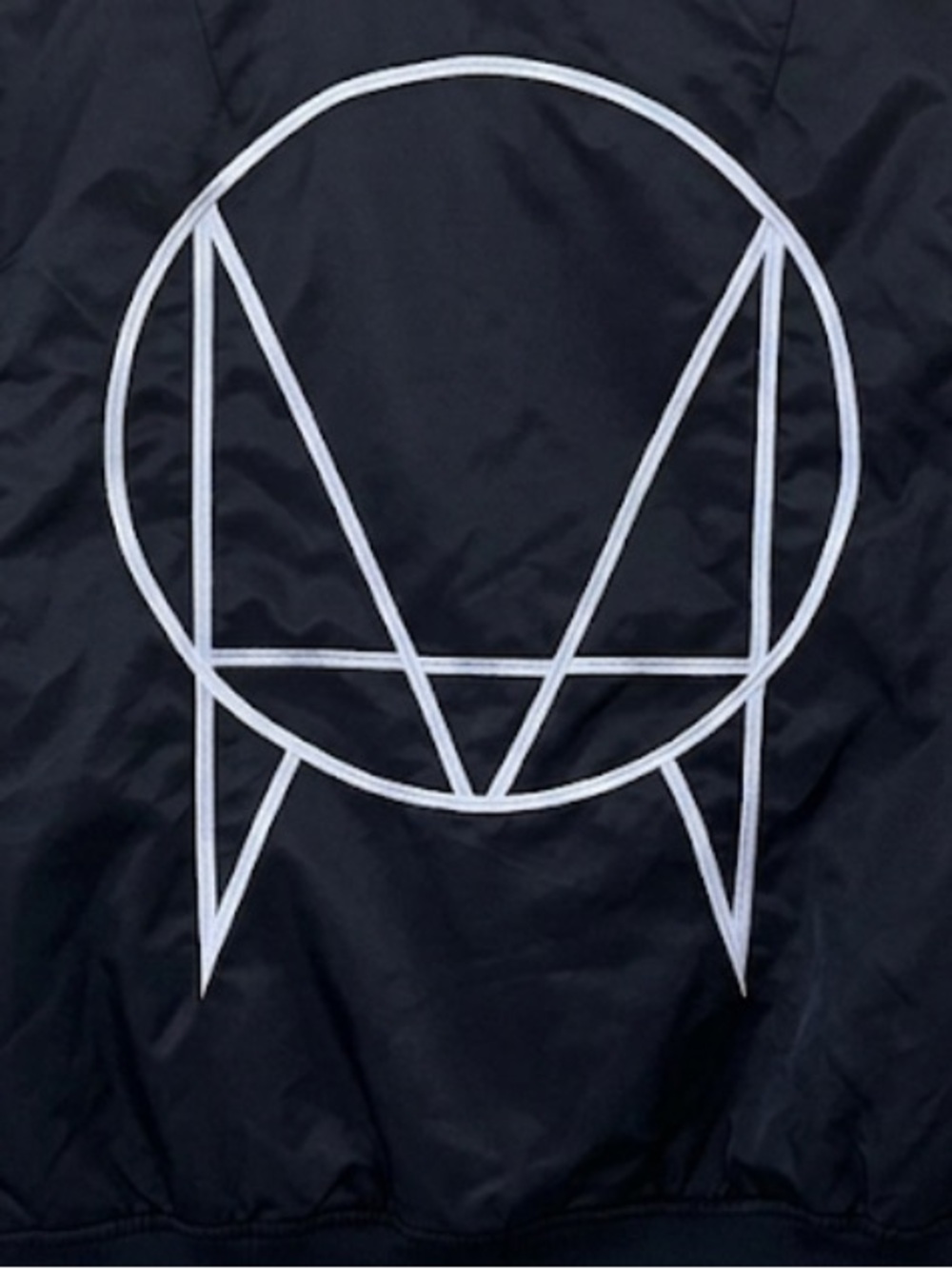 Rare! Long Clothing x OWSLA Skrillex Bomber Jacket Black/Orange Size XS Like New - Picture 9 of 12
